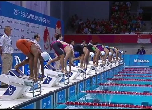 Video SEA Games 28: Chung kết 50m bơi tự do nữ - Nguyễn Diệp Phương Trâm