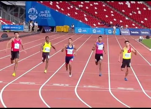 Video SEA Games 28: Vòng loại nội dung chạy 400m nam - Lương Văn Thao