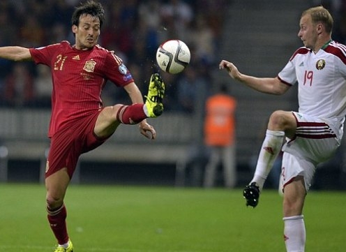 Video clip bàn thắng: Belarus 0-1 Tây Ban Nha (Vòng loại Euro 2016)