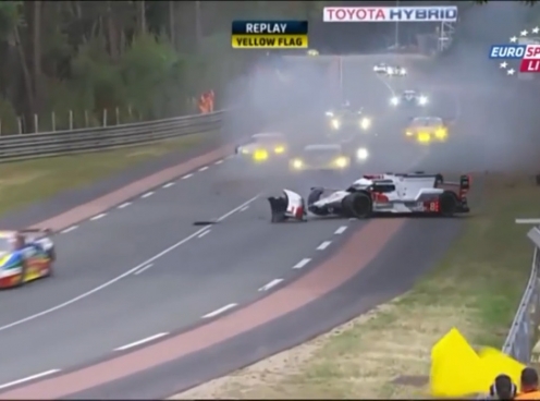 VIDEO: Tai nạn kinh hoàng ở giải đua xe 24 Hours of Le Mans