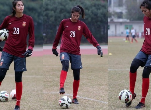 VIDEO: Zhao Lina - Nữ thủ môn xinh đẹp của bóng đá Trung Quốc
