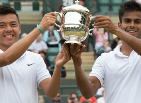 Video tennis: Lý Hoàng Nam vô địch giải trẻ Wimbledon 2015