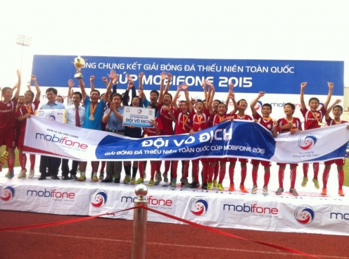 Giải U13 QG- Cúp Mobifone: Đánh bại SLNA, Viettel 1 lên ngôi vô địch