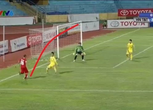 VIDEO: Siêu phẩm khó tin của cầu thủ Thanh Hóa ở vòng 18 V-League 2015