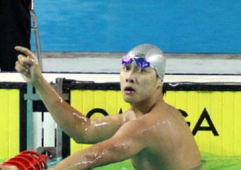 Hoàng Quý Phước dừng bước ở nội dung 100m bơi tự do