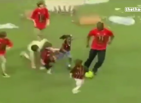 VIDEO: Pha xoạc bóng khó tin của con trai Paolo Maldini khi mới 5 tuổi