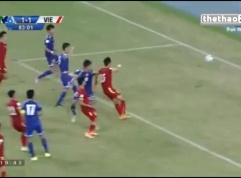 VIDEO: Wu Chun-Ching đánh đầu dũng mãnh gỡ hòa 1-1 cho Đài Loan