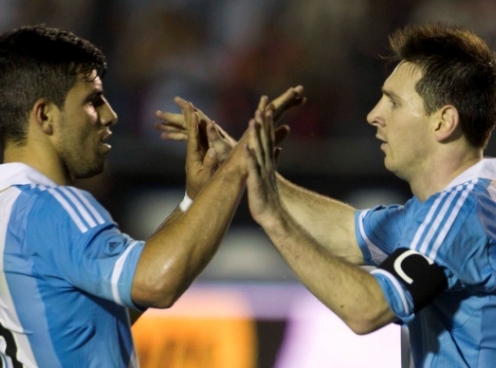 VIDEO: Pha phối hợp ghi bàn đẳng cấp của Messi - Aguero vào lưới Mexico