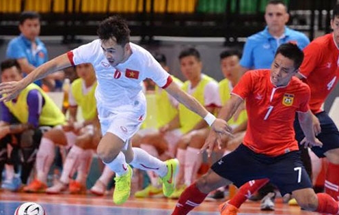 ĐT Futsal Việt Nam đè bẹp Lào với tỉ số 13-1