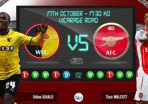 Watford vs Arsenal: Tạo đà hưng phấn, 23h30 ngày 17/10