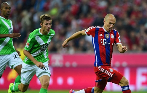 Bayern nhẹ nhàng loại Wolfsburg khỏi Cúp Quốc gia Đức