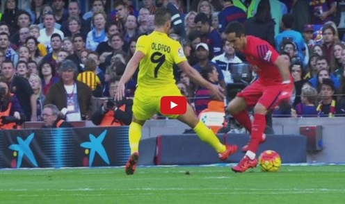 VIDEO: Pha lừa bóng đẳng cấp của thủ môn Barca trước tiền đạo Villarreal