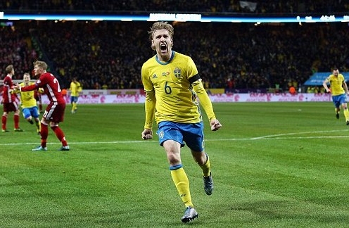 Video bàn thắng: Thụy Điển 2-1 Đan Mạch (Vòng loại Euro 2016)