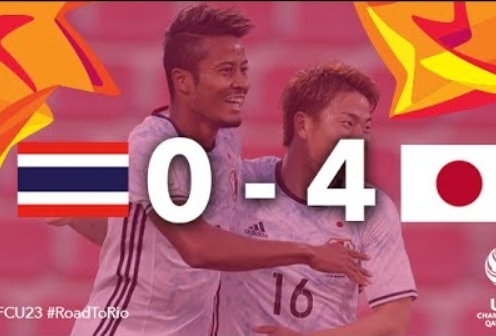 Video bàn thắng: Thái Lan 0-4 Nhật Bản (VCK U23 châu Á 2016)