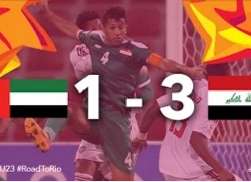 Highlights U23 UAE 1-3 U23 Iraq: Sức mạnh của nhà ĐKVĐ!
