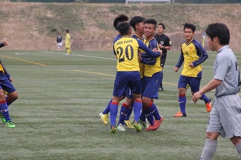 U16 PVF thi đấu ấn tượng trước đội trẻ của CLB Fukuoka Nhật Bản