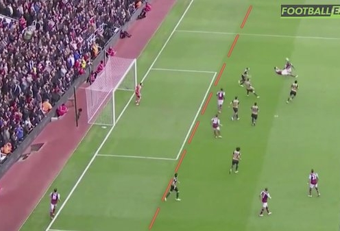 VIDEO: Trọng tài khiến West Ham mất oan 1 bàn thắng