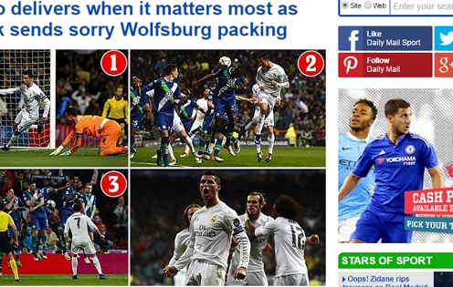 Truyền thông quốc tế ngả mũ trước Ronaldo
