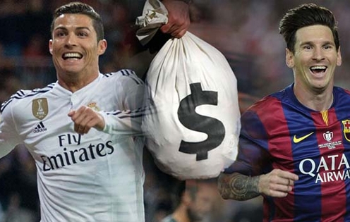 Ronaldo vượt Messi về khoản kiếm tiền