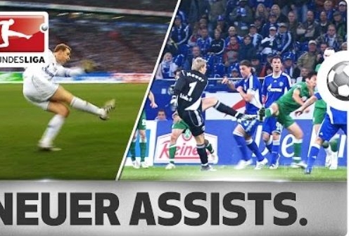 VIDEO: Tổng hợp những pha kiến tạo của Manuel Neuer ở Bundesliga