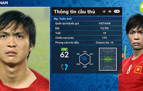 Điểm tin chiều 15/6: Tuấn Anh xuất hiện như thật trong PES 2016