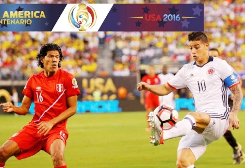 Video highlight: Peru 0-0 (pen 2-4) Colombia (Tứ kết Copa America 2016)
