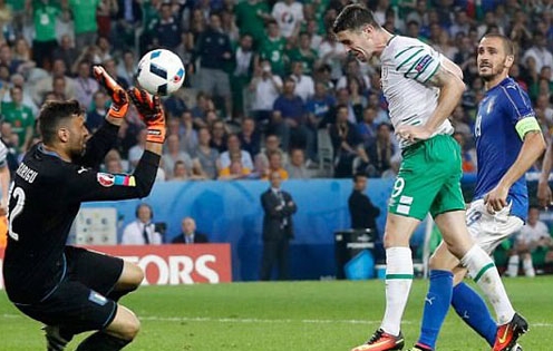 Đánh bại Italia, CH Ireland vào vòng 1/8 EURO 2016