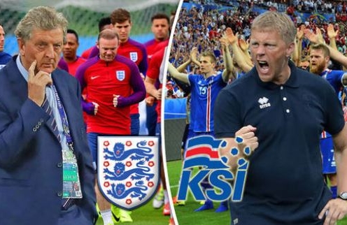 VIDEO: Bất ngờ với giá trị đội hình giữa Anh và Iceland ở Euro 2016