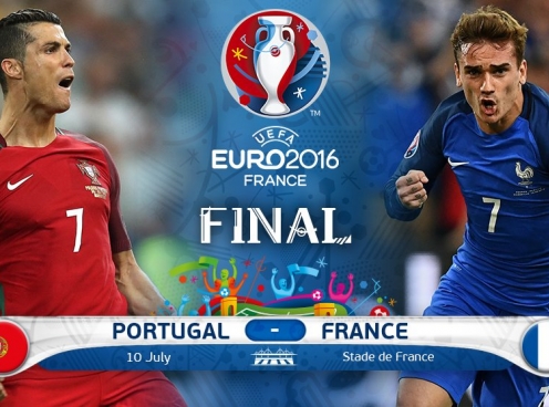 Đội hình ra sân Pháp vs Bồ Đào Nha - chung kết Euro 2016