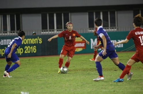 Video bàn thắng: Việt Nam 1-1 Thái Lan (Chung kết bóng đá nữ Đông Nam Á 2016)