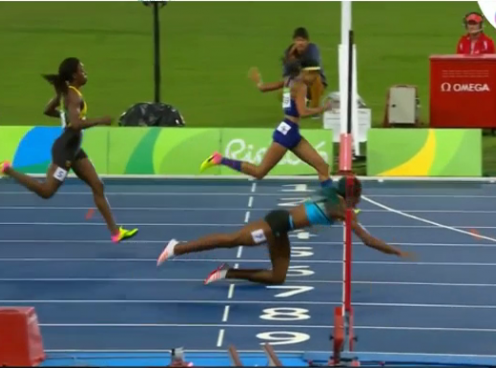 VIDEO: Mỹ, Jamaica thất bại ở chung kết chạy 400m nữ (Olympic 2016)