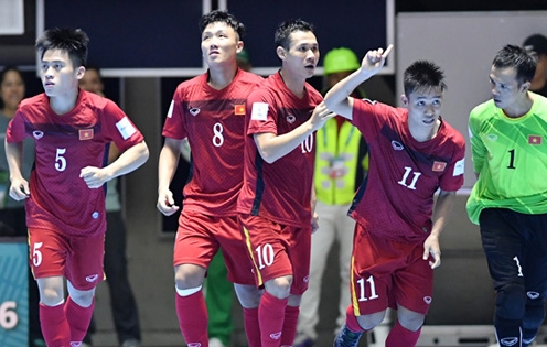 Chùm ảnh Futsal Việt Nam tạo kỳ tích đầu tiên tại World Cup
