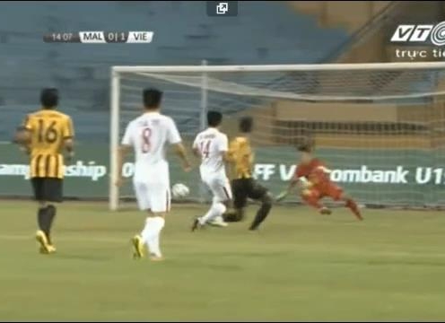 VIDEO: Duy Khánh mở tỷ số cho U19 Việt Nam