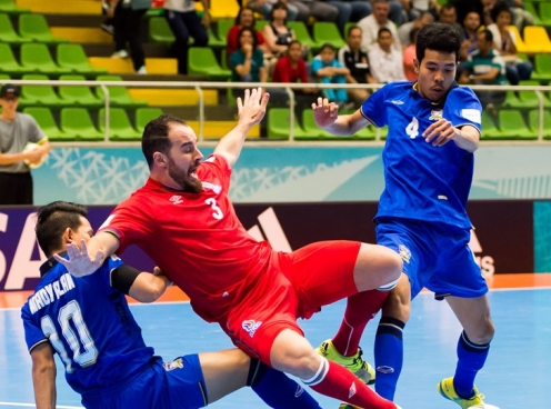 Futsal Thái Lan bị loại sau thất bại siêu kịch tính