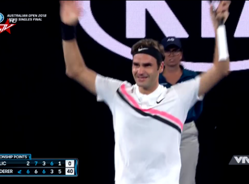 Federer đăng quang kịch tính sau 5 set trước Cilic- AusOpen!