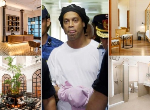 Ronaldinho nhận đặc quyền ngay sau khi ra tù