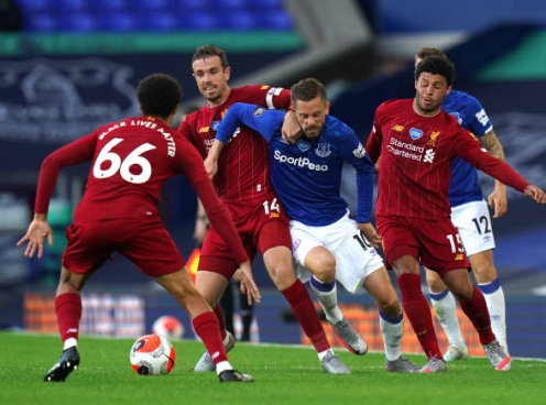 Kết quả Ngoại hạng Anh: Liverpool hòa Everton
