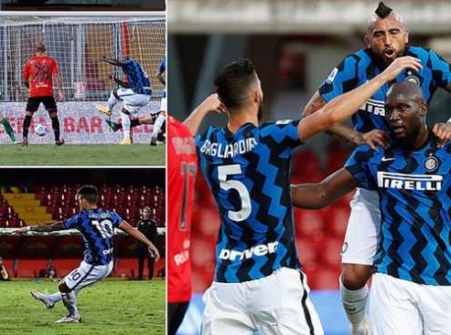 VIDEO: Inter Milan trút cơn mưa bàn thắng vào lưới đội bóng của Pippo Inzaghi
