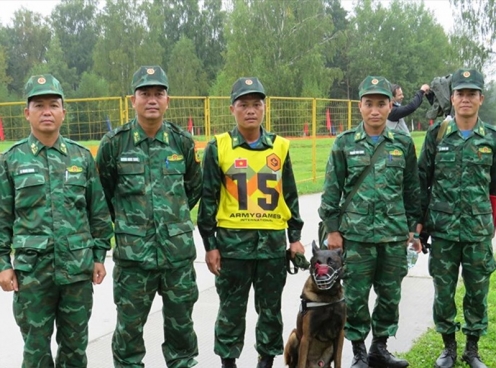 ĐT Huấn luyện chó nghiệp vụ giành kết quả đáng khen tại Army Games 2020