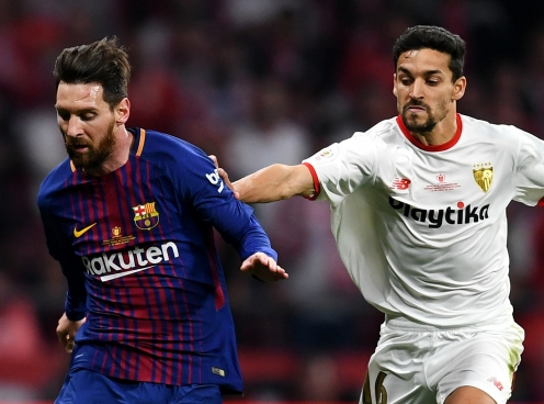 Messi lập hat-trick, Barca ngược dòng trên sân của Sevilla