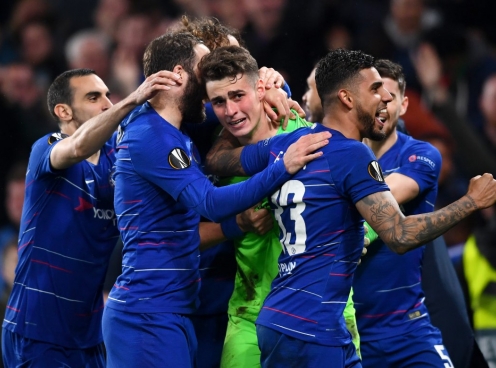 VIDEO: Dàn sao Chelsea ăn mừng sau thắng lợi ở Europa League
