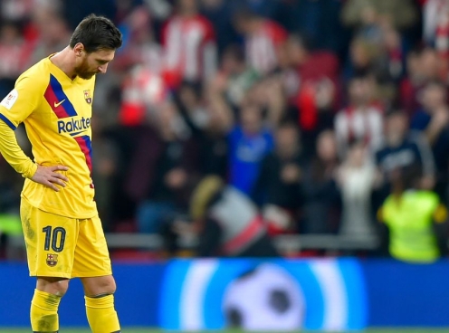 HIGHLIGHTS Bilbao 1-0 Barca: Messi im tiếng, ác mộng phút bù giờ