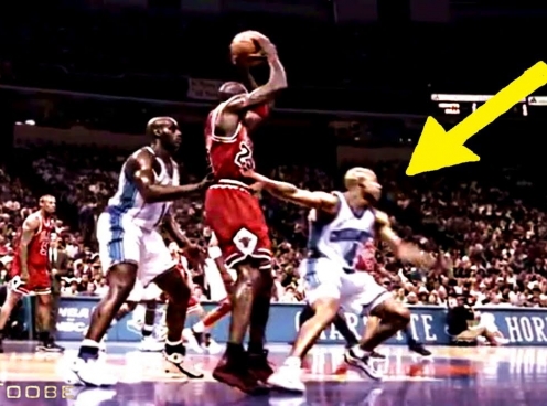 VIDEO: BLV bật cười với cú ném giả ảo diệu của Michael Jordan