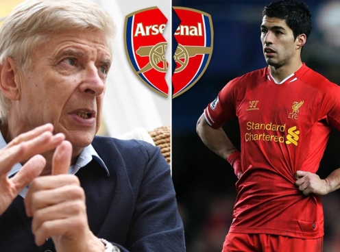 HLV Wenger tiết lộ vụ Arsenal hỏi mua Suarez với '40 triệu +1 bảng'