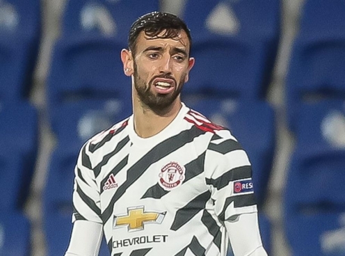 Thống kê thảm hại của Bruno Fernandes trận MU thua Istanbul