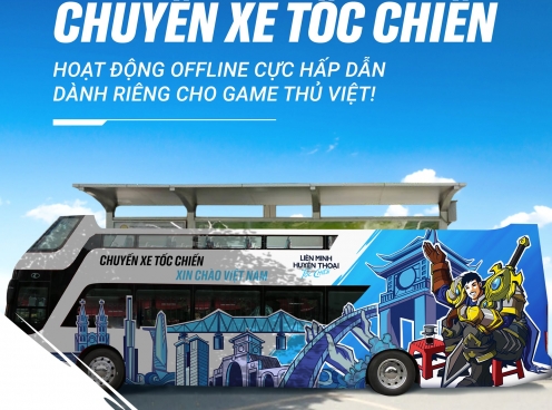 Chuyến xe của LMHT Tốc Chiến chào đón game thủ Việt