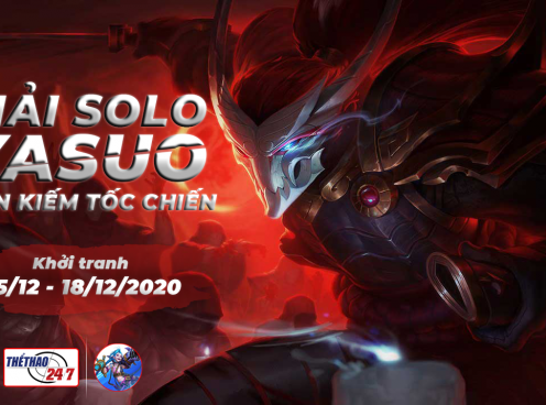 Khởi tranh giải Solo Yasuo - Thần kiếm Tốc Chiến