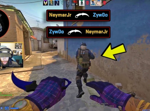 CS:GO: Neymar xử lý 1000IQ 'chém' thành công ZywOo