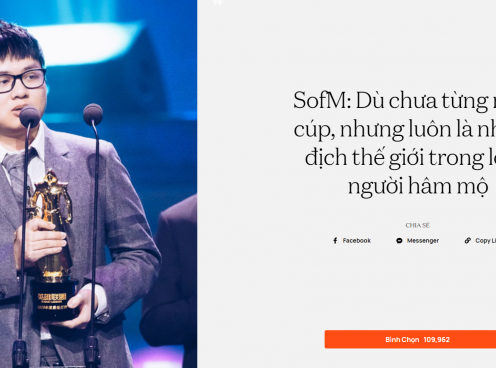 SofM nhận danh hiệu “Đại sứ truyền cảm hứng” Wechoice Awards 2020