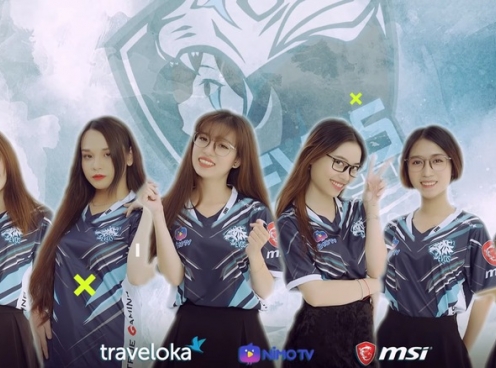 'Sự hủy diệt' của những cô nàng xinh đẹp EVOS Valkyrie tại vòng loại Girls Power Championship